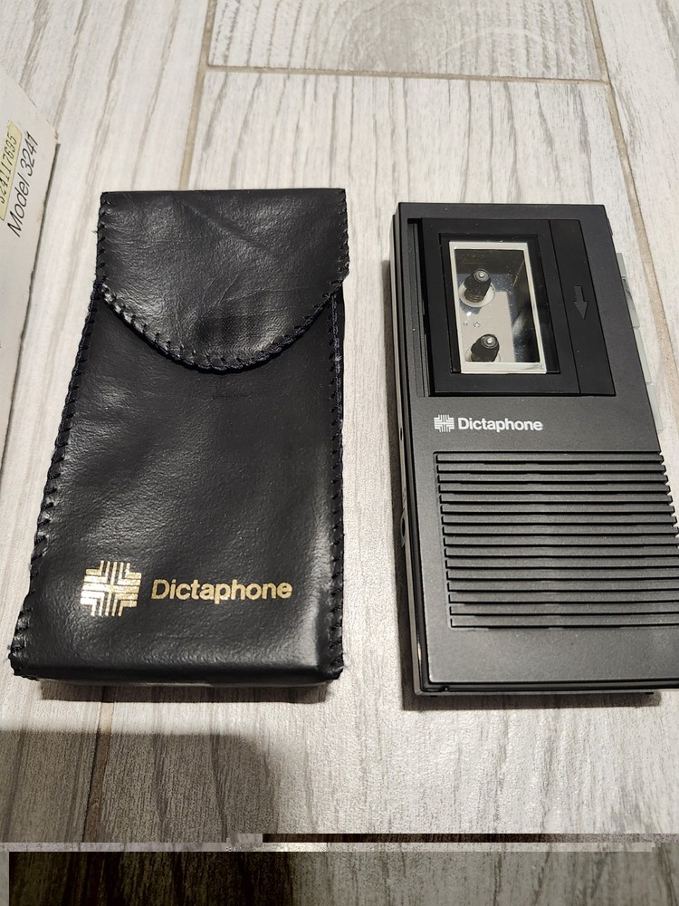 Dictaphone Model 3241 Handheld MicroCassette Tape Player/Recorder Working
