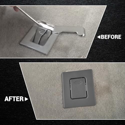 Seat Back Latch Release Handle,Second Row Folding Rear Row Bucket Button Gray