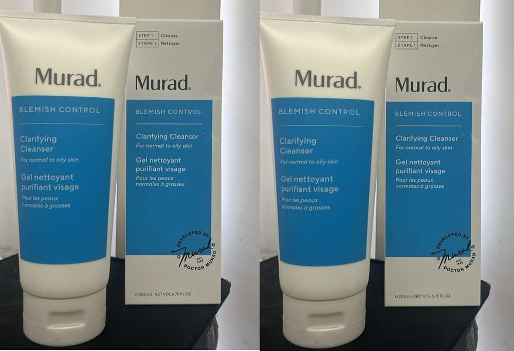 2x Murad Blemish Control Clarifying Cleanser 6.75 oz