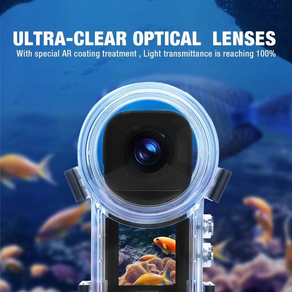 50M Camera Underwater Waterproof Case Diving Shell Protective For Insta360 X3