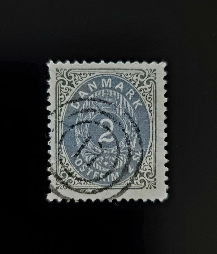 Denmark, Hand Cancel, Scott 16, Used