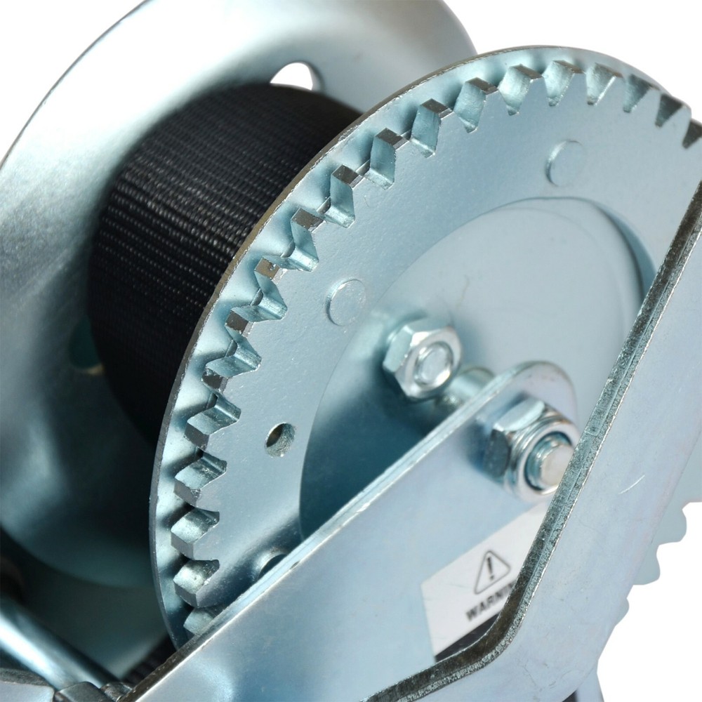 1500 Lb. Capacity Trailer Winch with 20' Strap and Hook