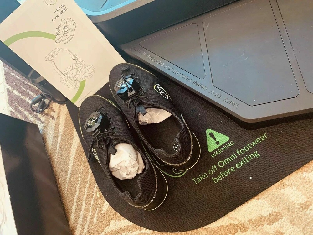 Virtuix Omni Virtual Reality VR Treadmill Platform w/ Adjustable Arm & Ring