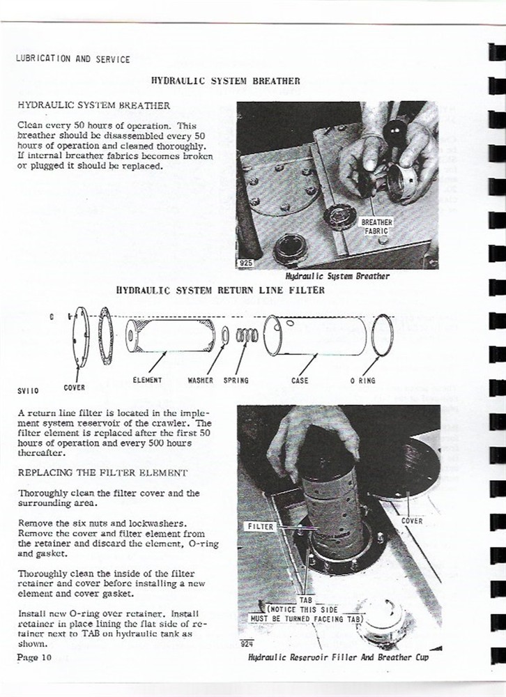 Allis Chalmers 655 Crawler Owners Operators Manual