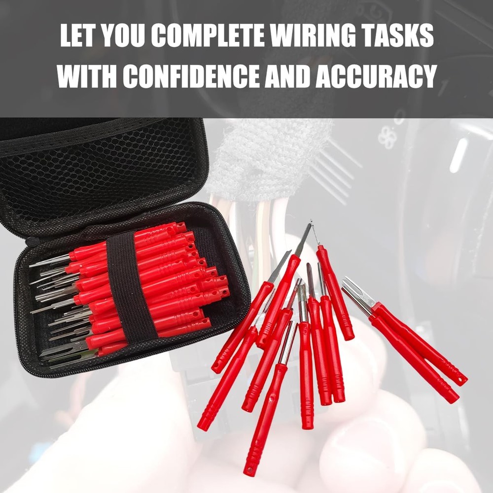 41PCS Terminal Removal Tool Kit, Electrical Wire Connector Pin Extractor Tool...