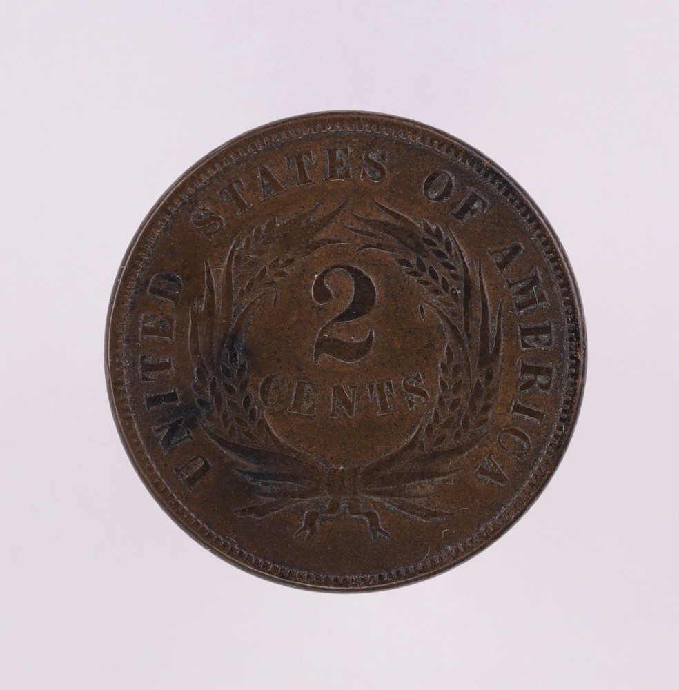 1871 2c Two Cent Piece (B2720)