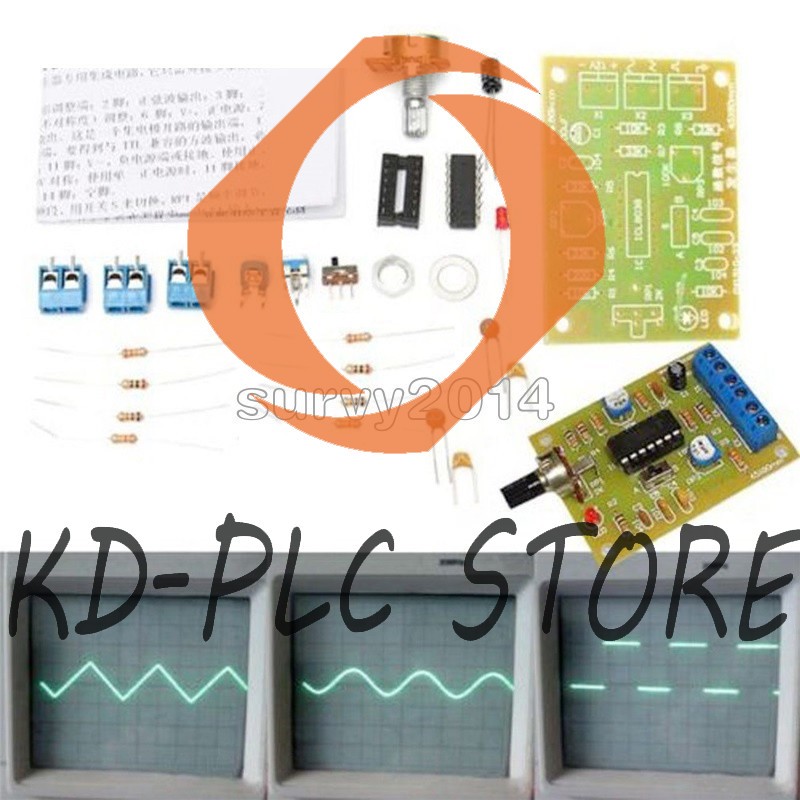 ICL8038 Function Signal Generator Module Sine Square Triangle Wave Output Kits S
