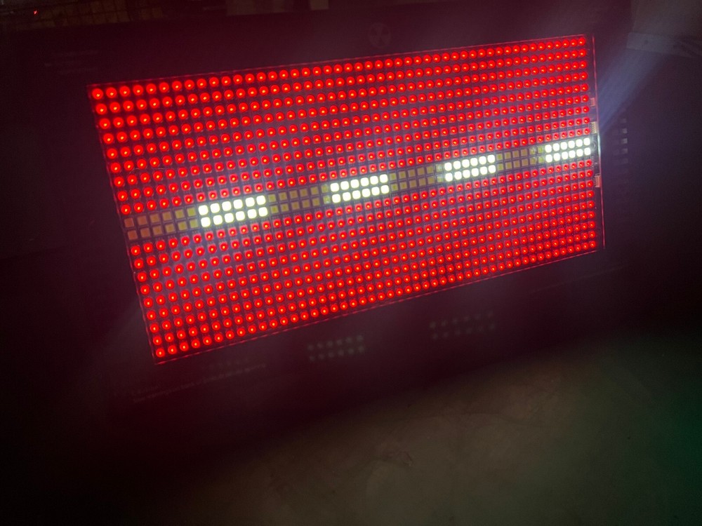 1000W LED Strobe Light Martin 8+8 SectionColor Change DMX512 Atomic Flash light