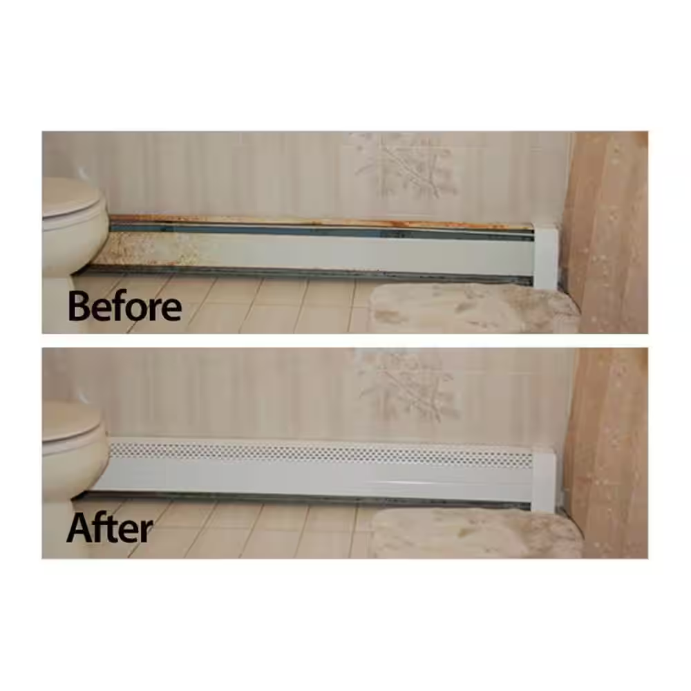 Tall Splice Plate Hot Water Hydronic Baseboard Covers