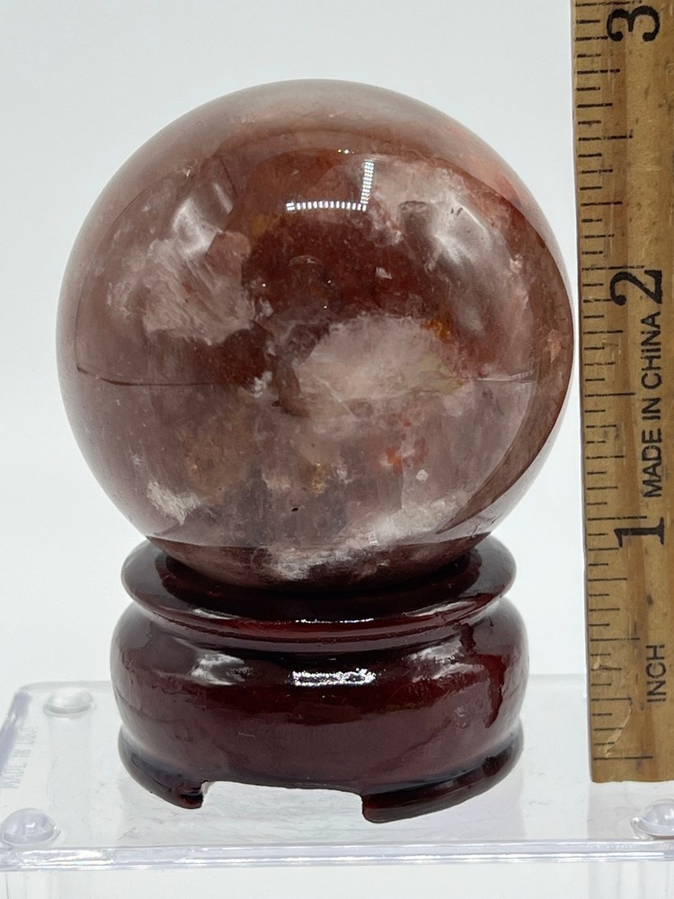 Fire Quartz with Blue Flash B