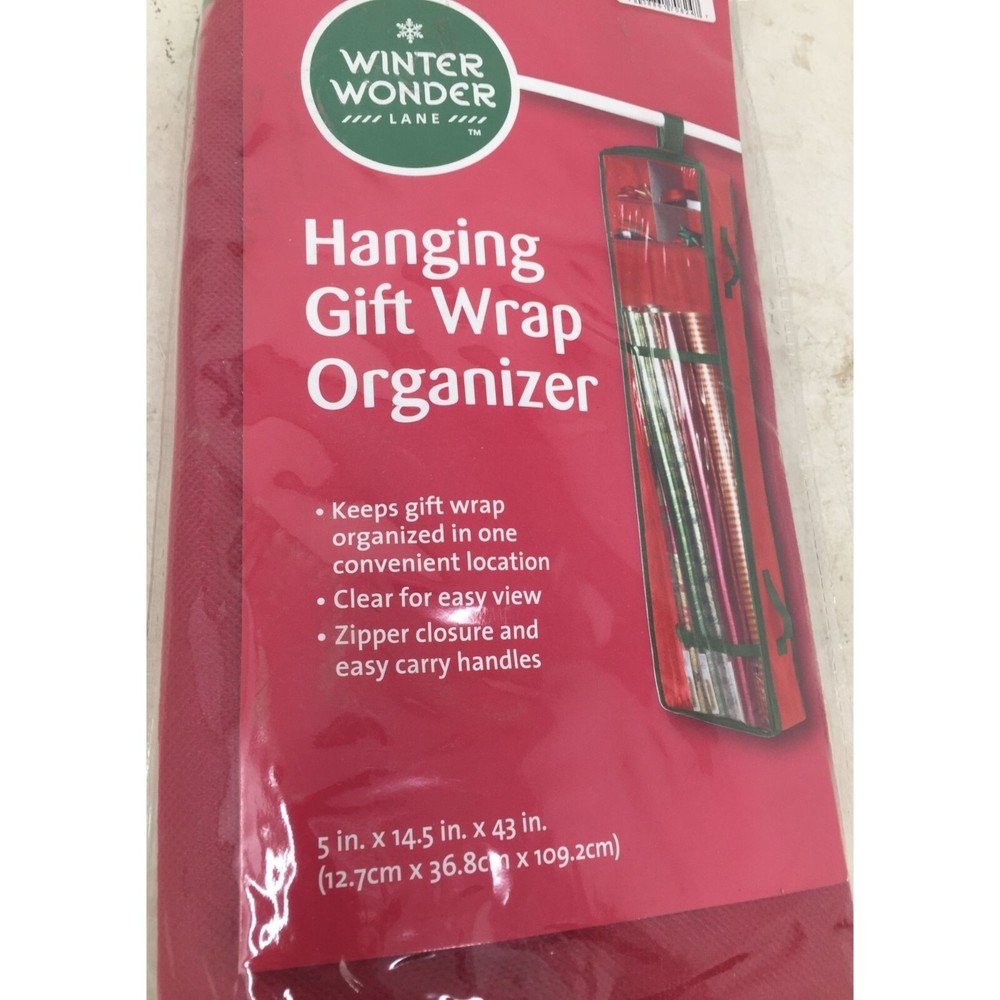 Hanging Gift Wrap Organizer New with Tags