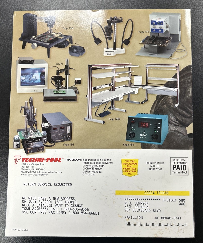 Techni-Tool catalog, Fluke, Repair Systems, Kits, Fiber Optics, Electronic,