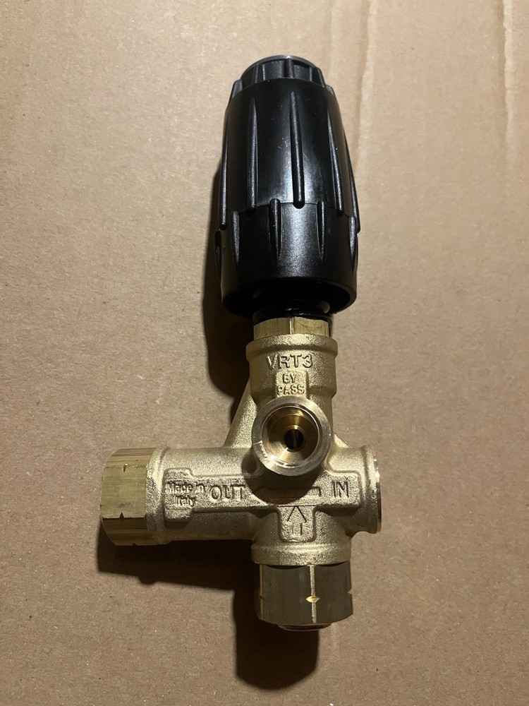 VRT3 Pressure Washer ByPass Unloader Valve 10.5 Gpm 4500 Psi 194degrees