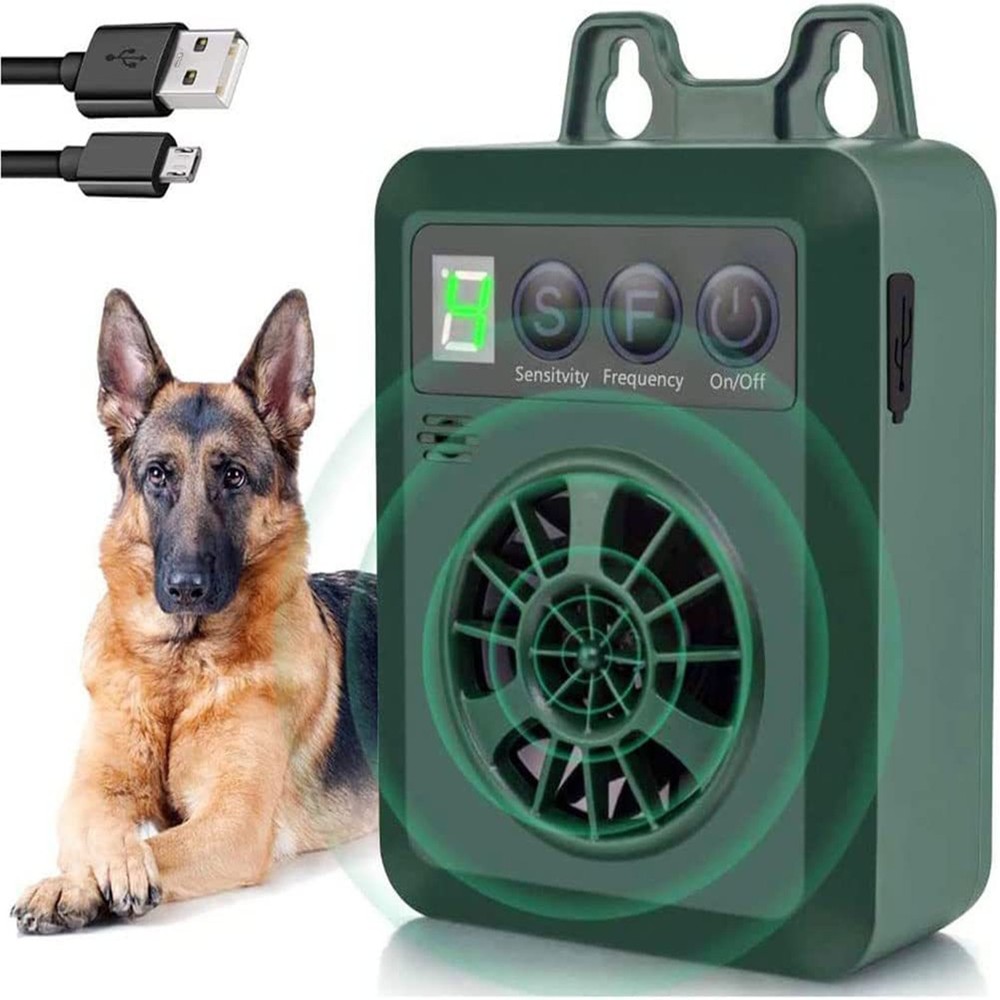 Ultrasonic Anti Barking Device Dog Barking Control Training Silencer Tool
