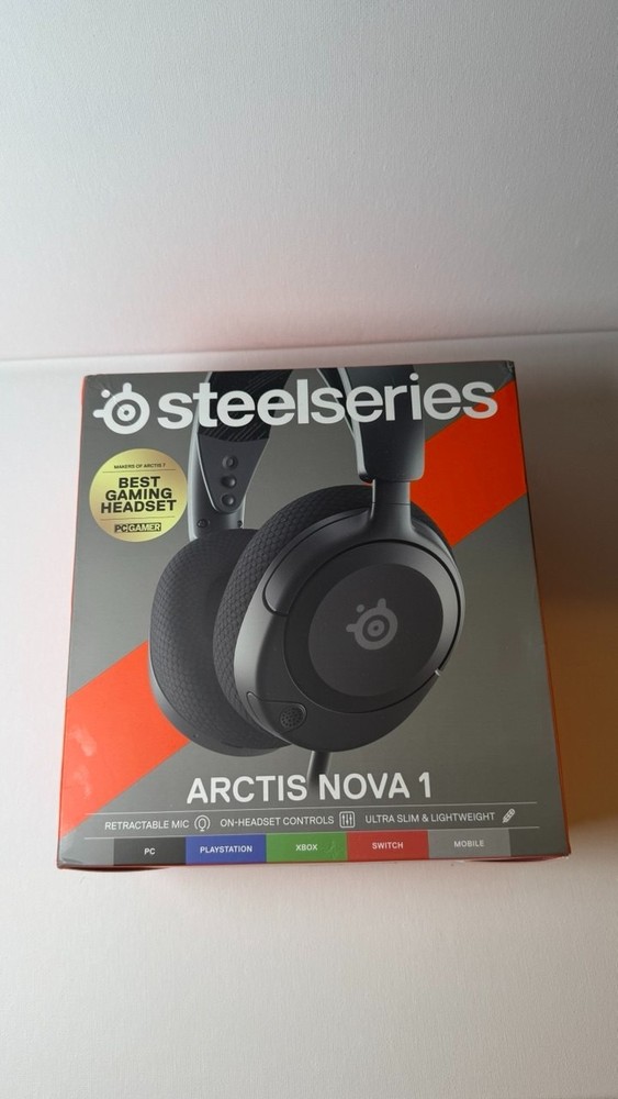 SteelSeries Arctis Nova 1 — Multi-System Gaming Headset Wired, Black