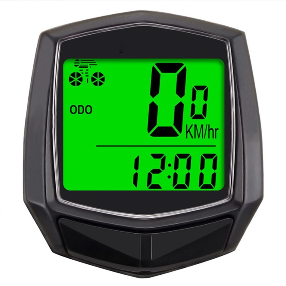 Bicycle With Backlit Waterproof Odometer Speedometer Wired Speedometer