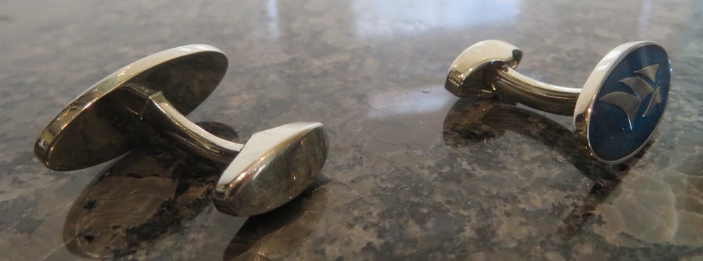 Shipowners Blue Cufflinks
