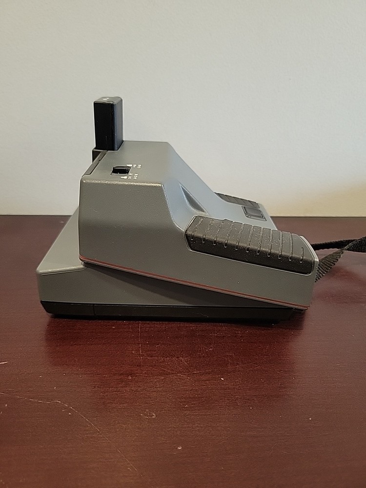 Vintage Polaroid Impulse 600 Camera | Gray | Pop-Up Flash | Untested