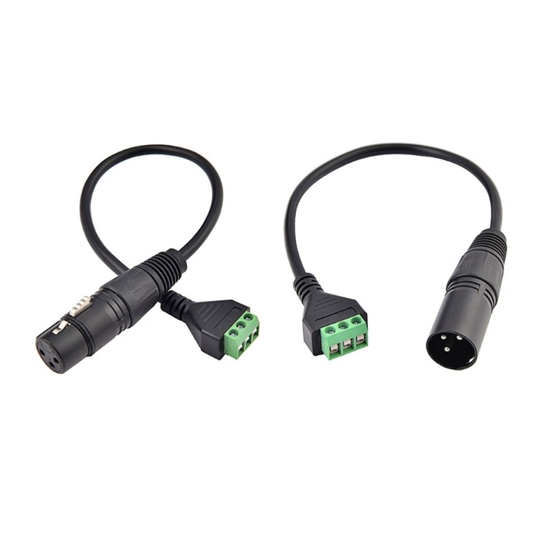 Stable Connection Professional Audios Adapter Cables No Solder Required 30cm
