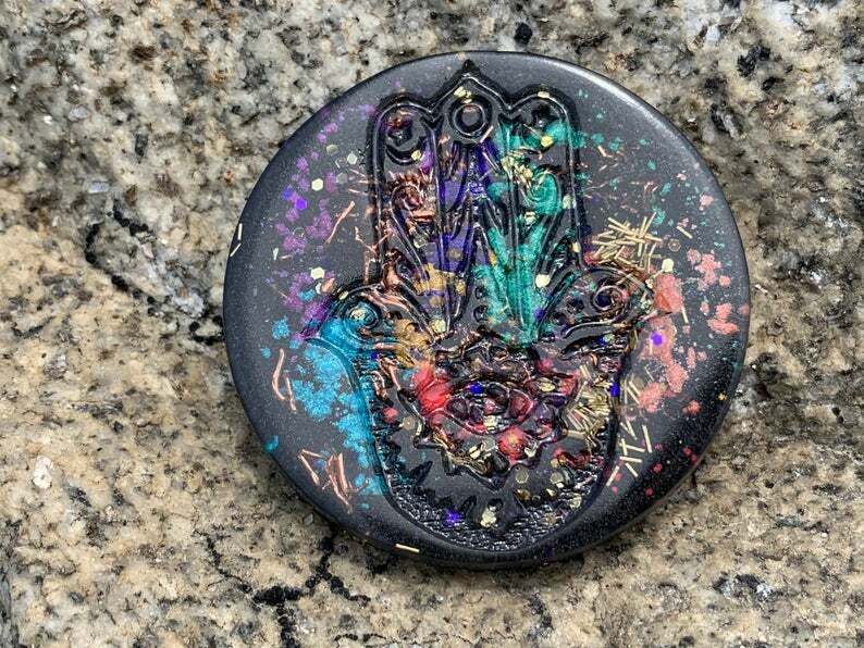 Hamsa Orgonite® Tower Buster Mini Disc - Orgone Generator®