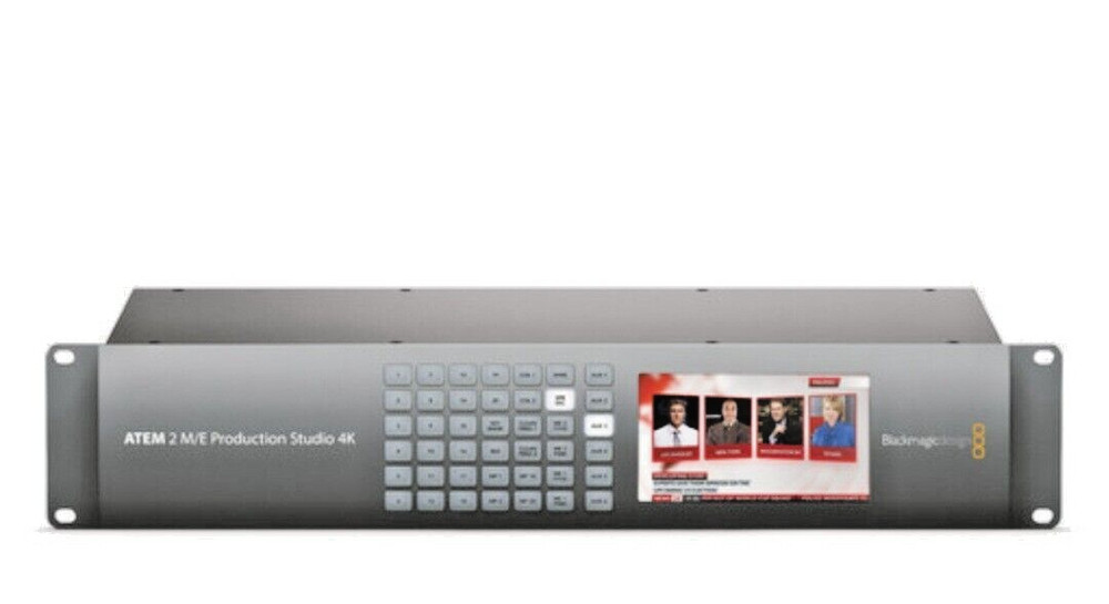 Blackmagic ATEM 2M/E Production Studio 4k SDI Switcher NEW original packaging