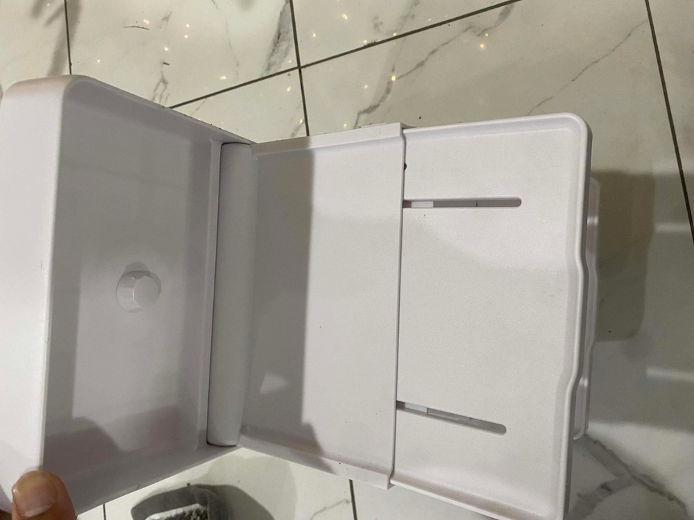 2 Tier Folding Wall Shelf for Bathroom 90° Fold Up Wall Mount
