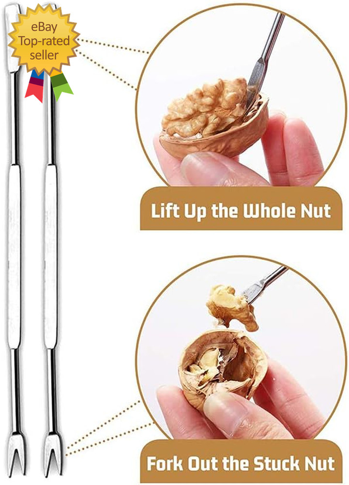 Nutcracker Heavy Duty Pecan Walnut Cracker Plier Opener Tool for Easy Cracking