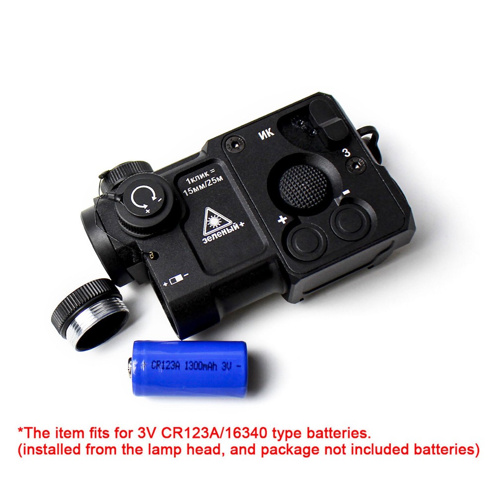 PERST- 4 IR Green Laser Aiming Sight W/ Tactical Switch + M300B Flashlight US
