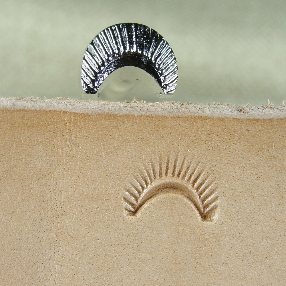 Leather Stamping Tool - #D438 Crescent Border Stamp
