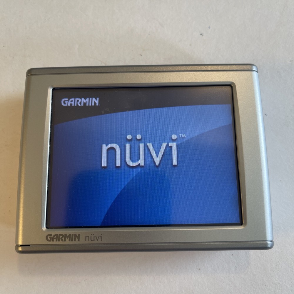 Garmin Nuvi GPS Unit 350 Leather Case, Power Cord Working. Bundle