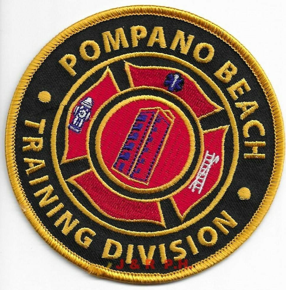 Pompano Beach  Training Division, Florida (4" round size) fire patch