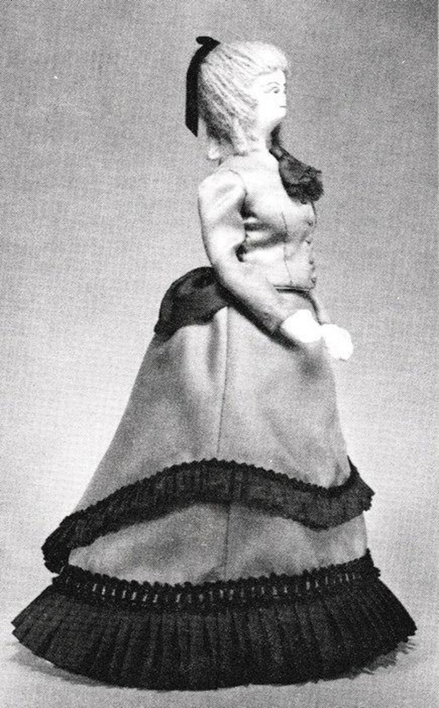Nettie Parlor Doll Patterns 1875 11 1/2" cloth doll