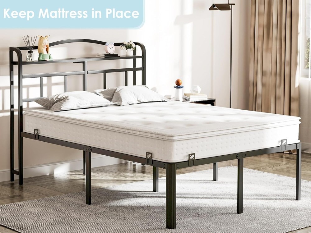 Non-Slip Mattress Holders, 6-Pack, Adjustable Size for Metal Bed Frames