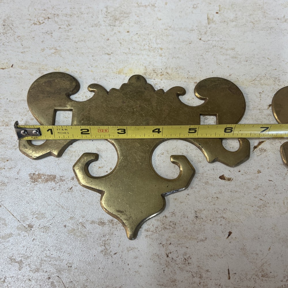 Two Enormous Chippendale Backplates