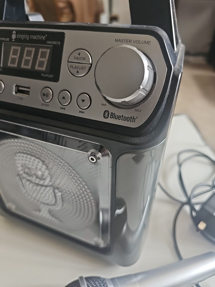Singing Machine Bluetooth Karaoke System Tested Works With Microphone