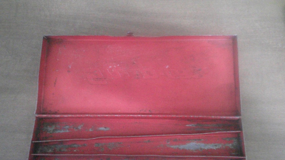 Snap On Tools USA KRA-???- Red Metal Tool Case Box