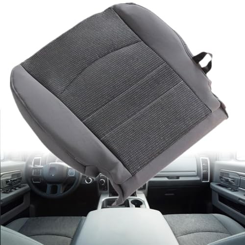 Driver Side Bottom Lower Replacement Cloth Seat Cover Diesel Gray Pattern 2