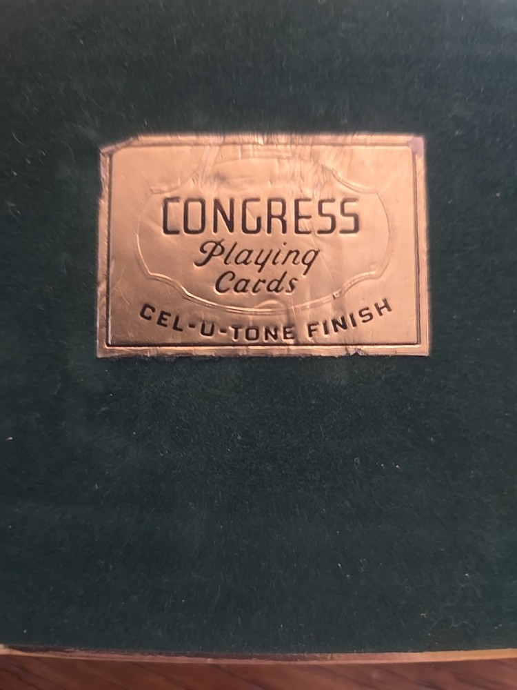 Vintage Congress Pinochle Playing Cards Double Deck Spaniols & Pointer