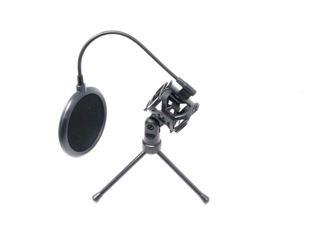 Microphone Mini pop-filter stockproof desktop stand