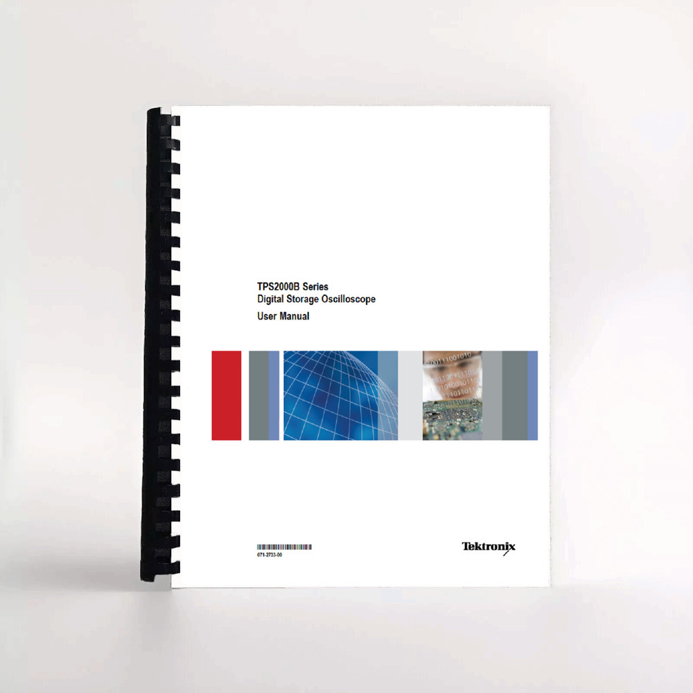 Tektronix TPS2000B Oscilloscope Manual