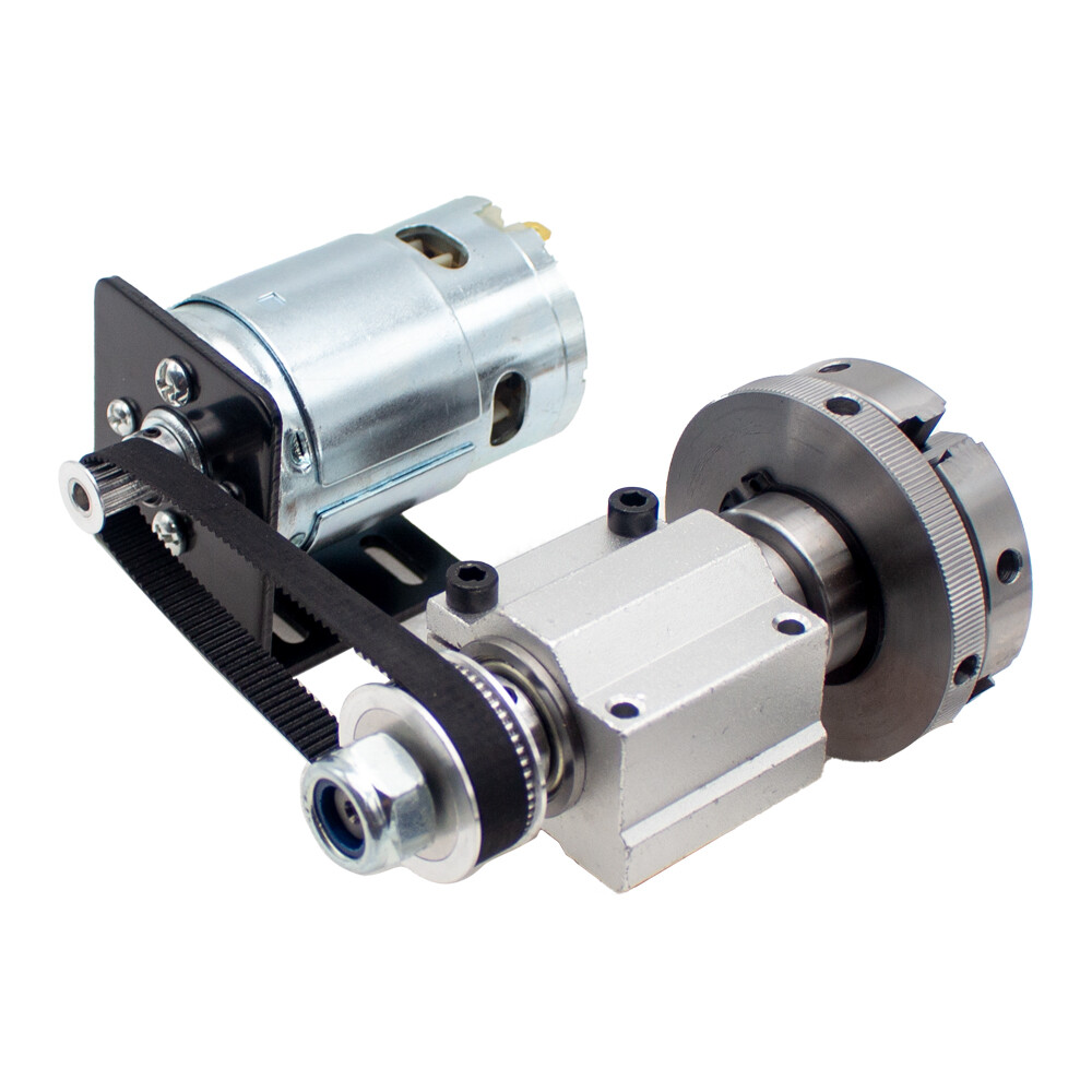 No power Multi-function Motor Rotary Lathe Woodworking Spindle Chuck 65/50mm,