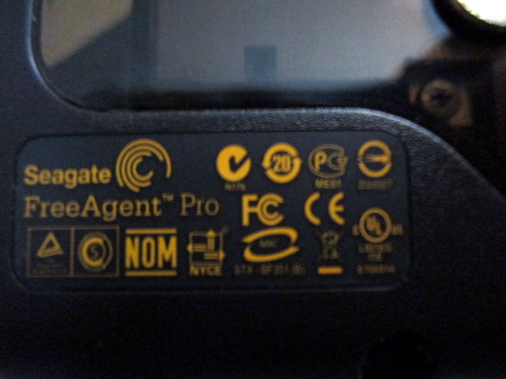Seagate Free Agent Pro USB Hard Drive USB 250 GB - Tested