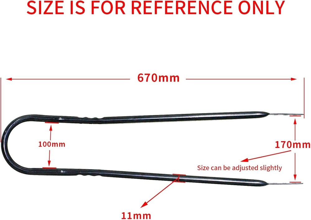 CDHPOWER 26" Bicycle Fork, Triple Tree Suspension Fork & Bike Saddle & Handlebar