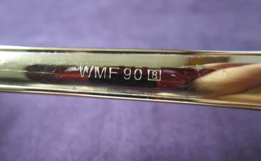 WMF Large Ladle German Silverplate Golden Finish Unknown Pattern No Monogram