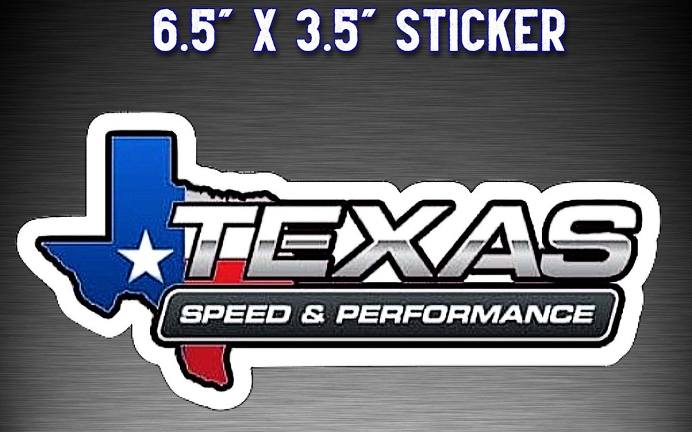 Texas Speed & Performance Racing Contingency Decal Sticker