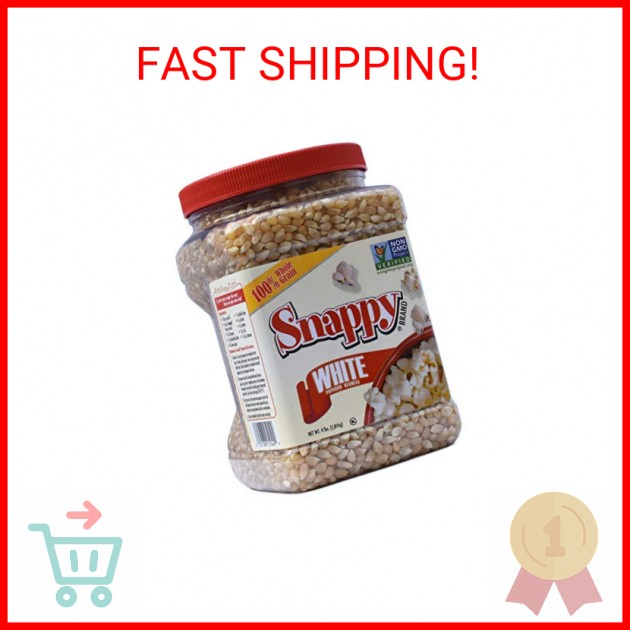 Snappy White Popcorn, 4 Pounds