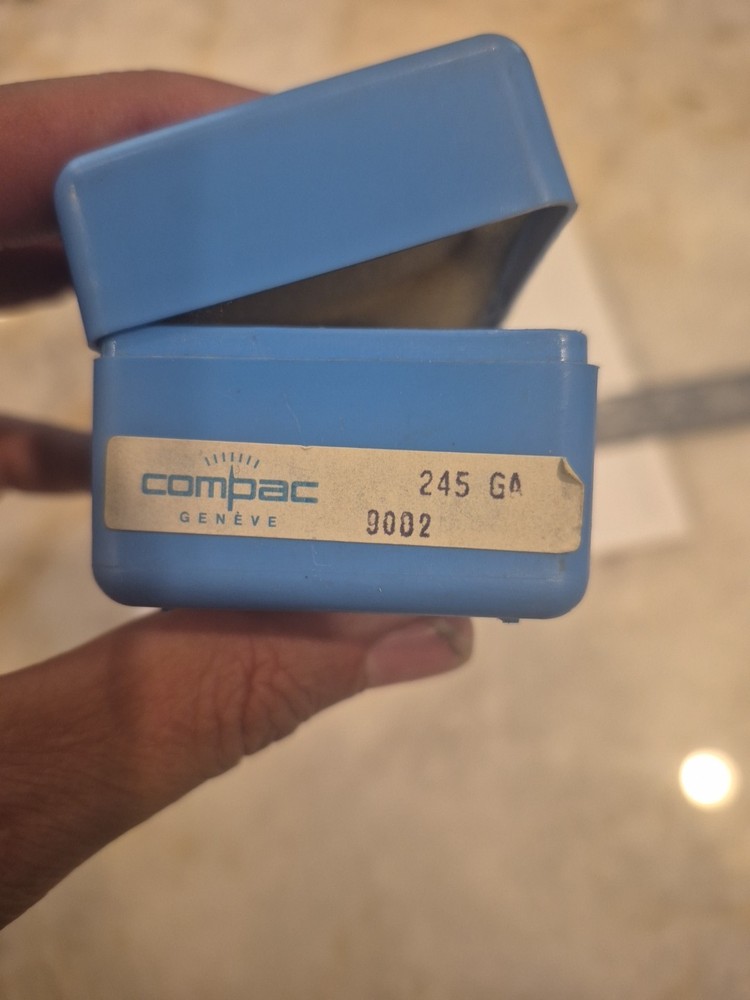 Compac 245 GA Dial Test Indicator .Swiss Made w/ Case