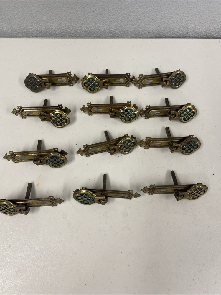 Draw Cabinet Metal 4" drop Handle Bundle X 12 used @E