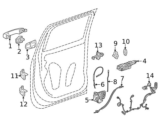 Genuine GM Lock 13546591