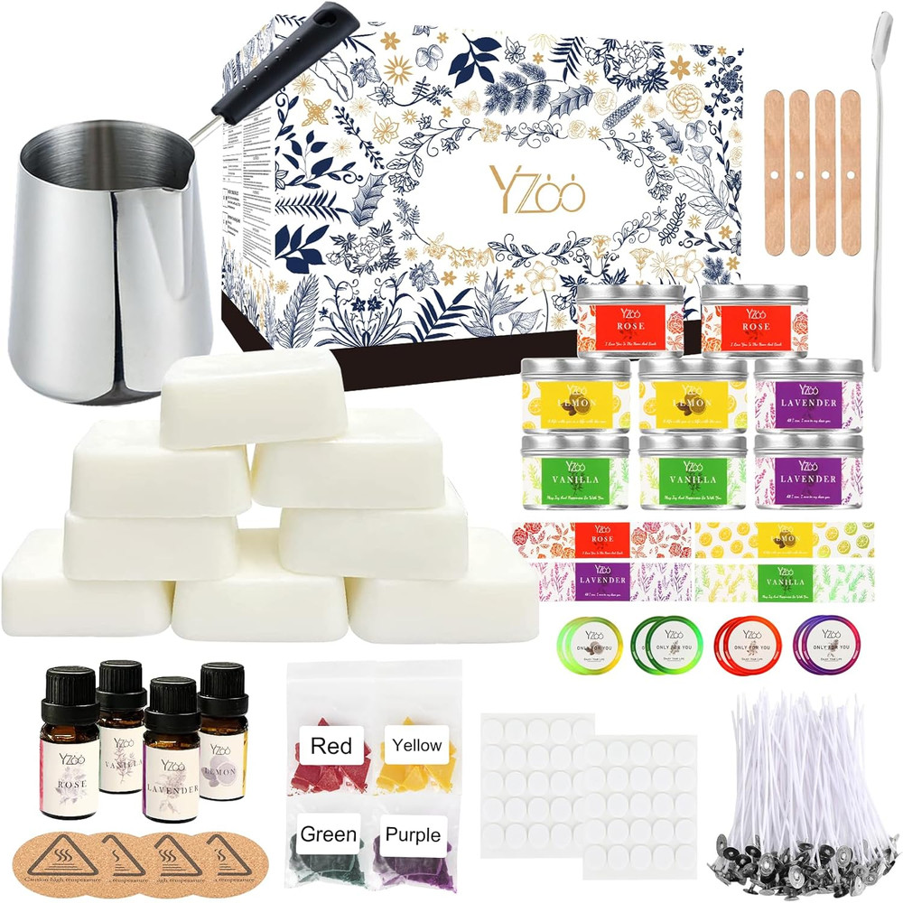 Complete Candle Making Kits for Beginners, DIY Candle Making Supplies Include S